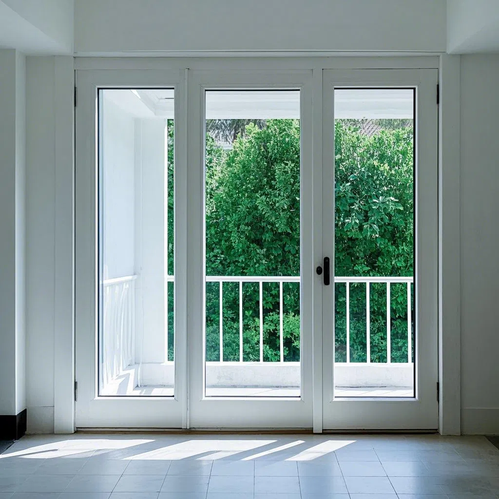 Panorama cửa trượt nhôm, cửa ngăn văn phòng hẹp 0
