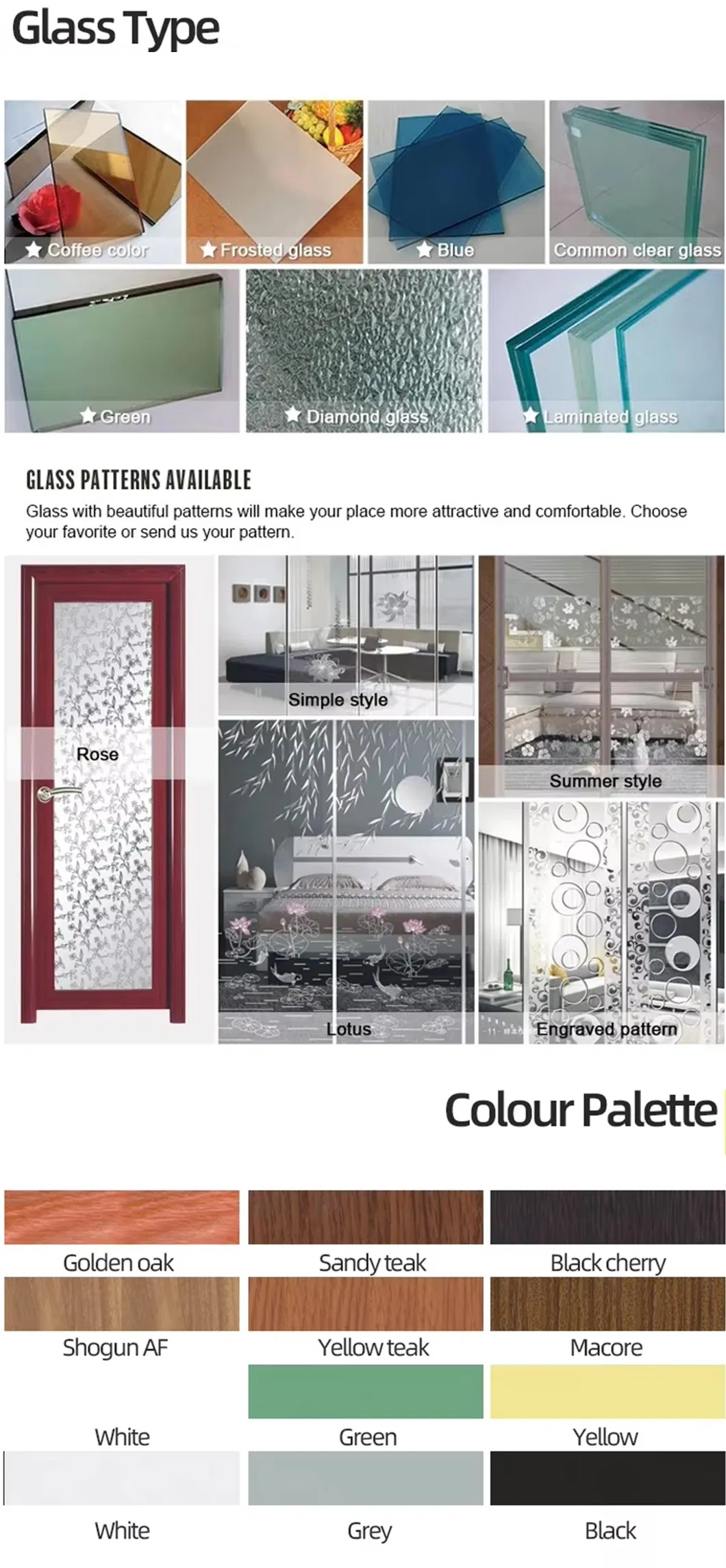 Therm Aluminium Casement cửa sổ kính đệm kính đệm 0