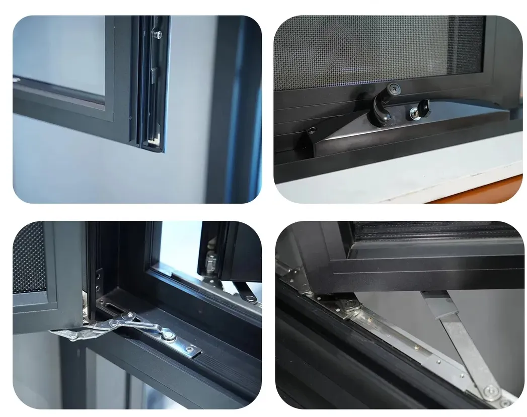 Therm Aluminium Casement cửa sổ kính đệm kính đệm 5