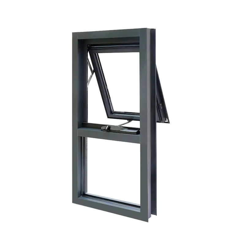Tương lai không khí chống thấm Bottom Awning cửa sổ nhiệt cách nhiệt nhà Aluminum cửa sổ cho ban công 7