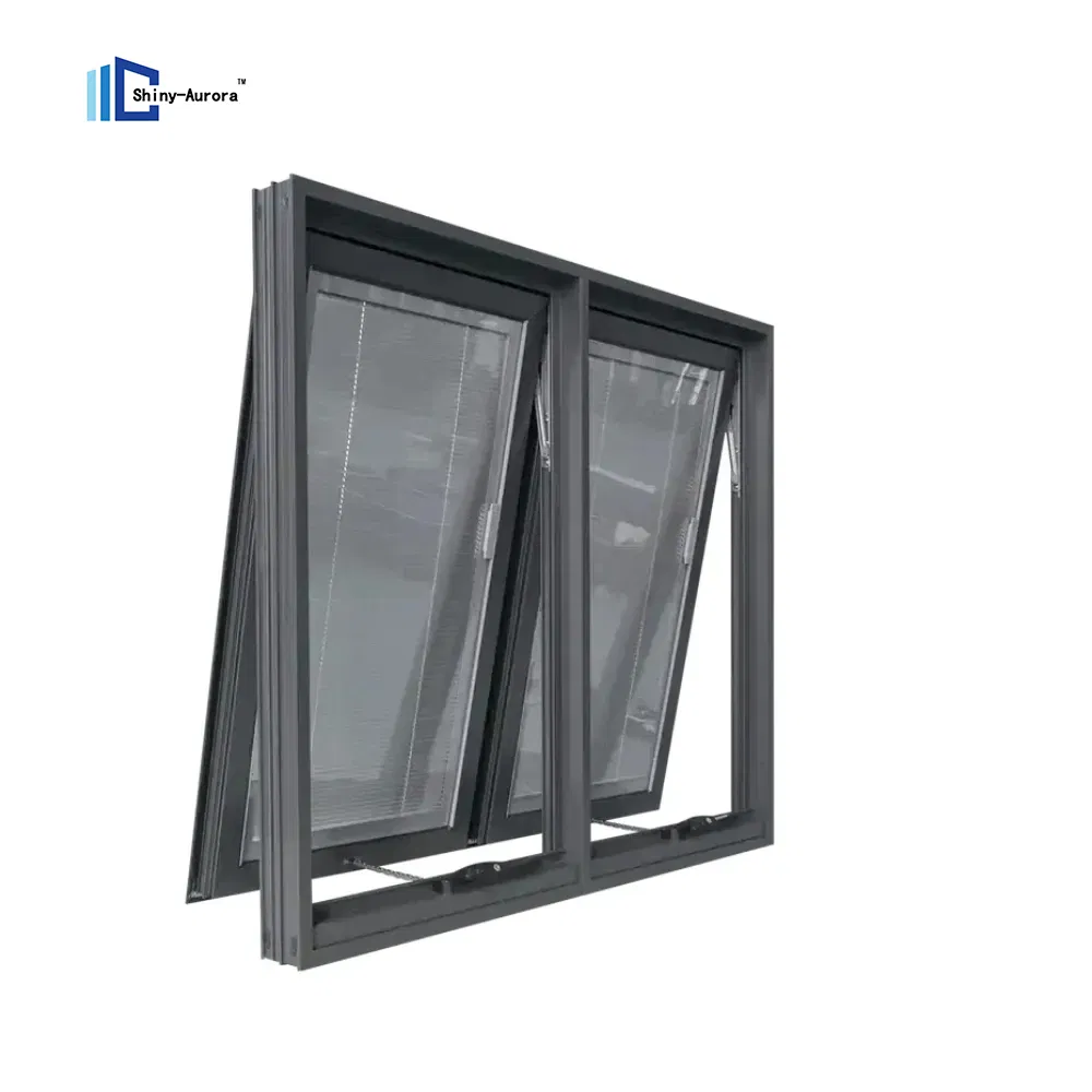 Cửa sổ nhôm hiện đại Nhà dân cư Cửa sổ chống nước 1