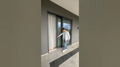 Cửa trượt sân thượng châu Âu!