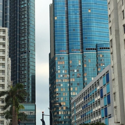 Bức tường rèm kính khung ẩn, Bức tường rèm lớp hai cho trang trí tòa nhà văn phòng