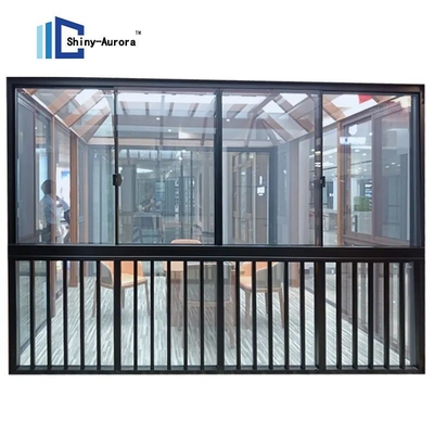 Thợ cướp chứng minh nhôm cửa kính đôi tùy chỉnh nhôm dọc cửa sổ trượt