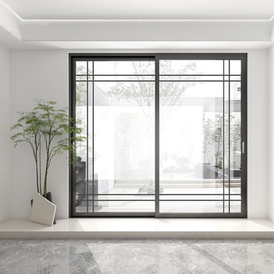 3 đường dẫn cửa trượt và cửa sổ, Home Broken Bridge Aluminum Window
