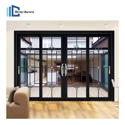 Navia đơn giản hẹp khung nhôm hợp kim cửa trượt Soundproof