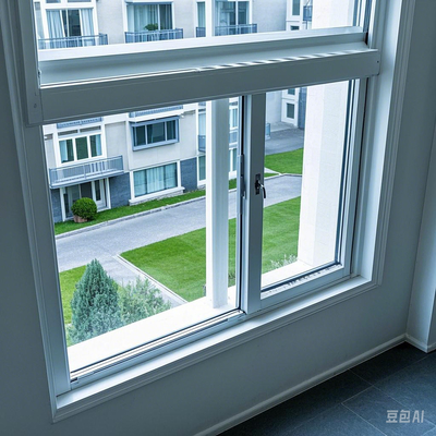 Chiếc cửa sổ trượt bằng nhôm kinh tế, cửa sổ trượt bằng thủy tinh bằng nhôm