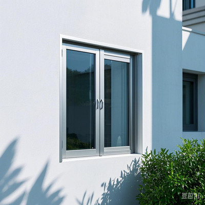 Cửa sổ trượt nhôm trắng, cửa sổ trượt mở với hệ thống khóa đa điểm