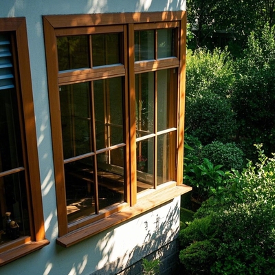 An ninh phong cách Awning cửa sổ giảm tiếng ồn kính nhôm cửa sổ và cửa