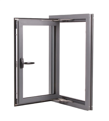Cửa sổ Aluminium Casement màu trắng Cửa sổ Casement cách nhiệt